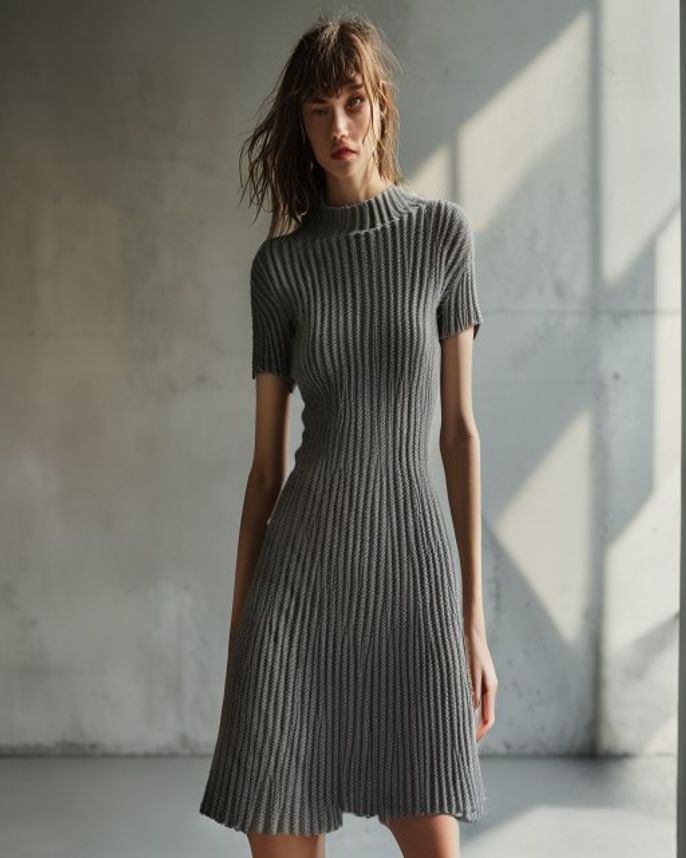 Knit Midi Dress