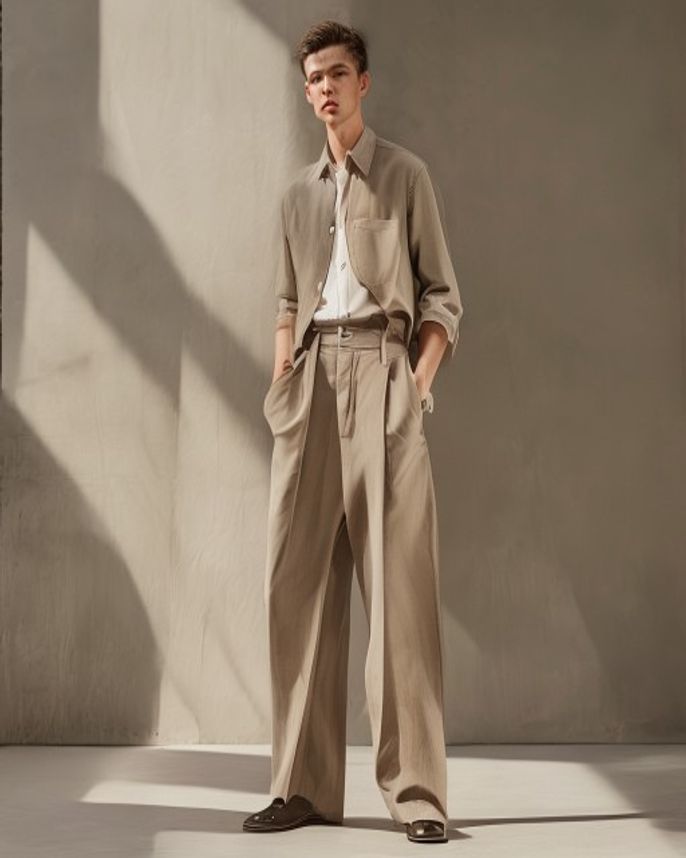 Wide Leg Trousers